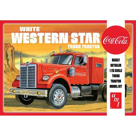 AMT Coca-Cola - White Western Star Semi Tractor AMT1160